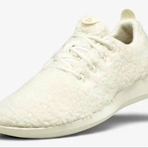 Allbirds Big Girls 5m Wool Runner Fluffs Natural White